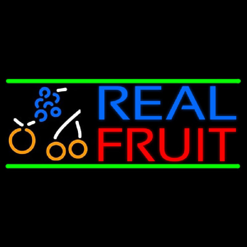 Real Fruit Smoothies Neonkyltti