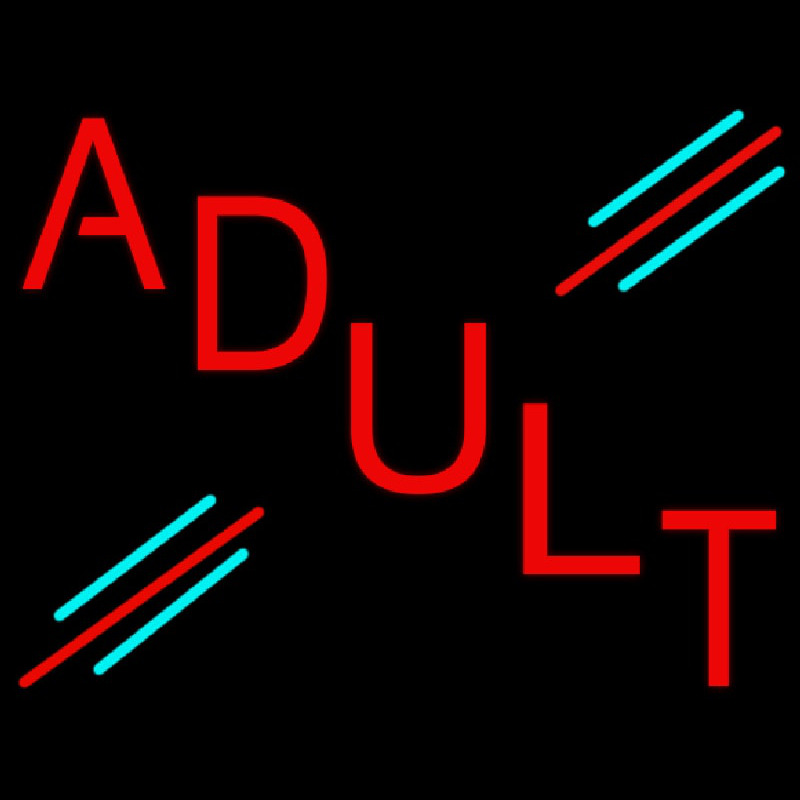 Red Adult Neonkyltti