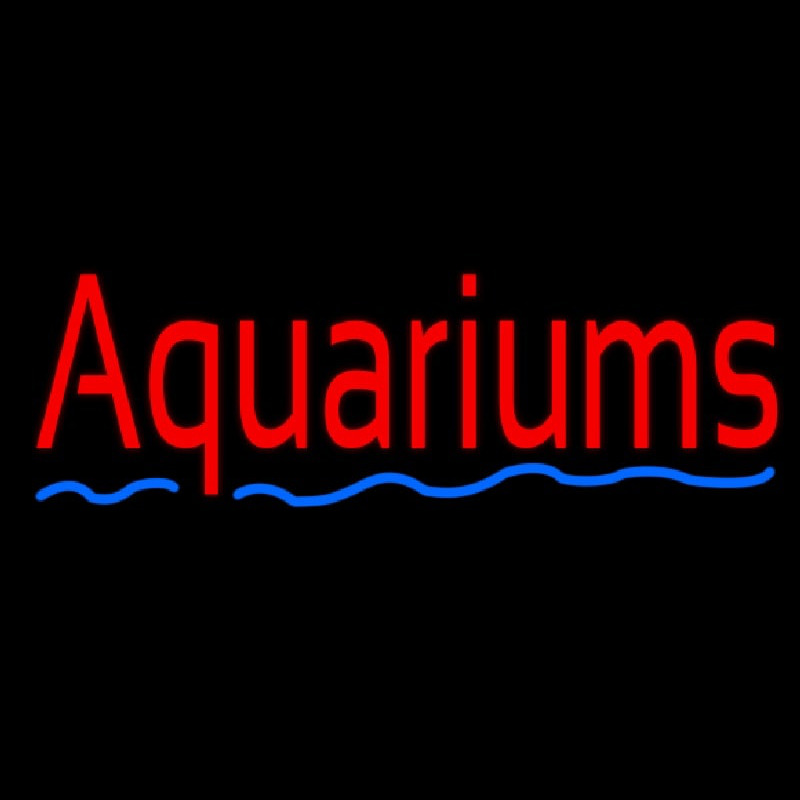 Red Aquariums Blue Line Neonkyltti