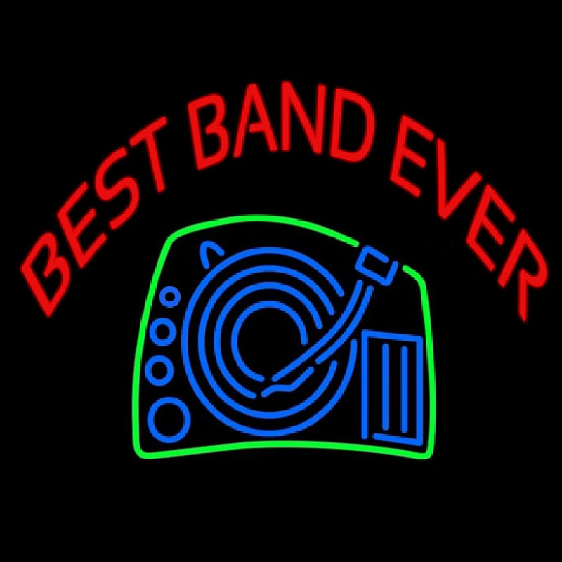 Red Best Band Ever Neonkyltti