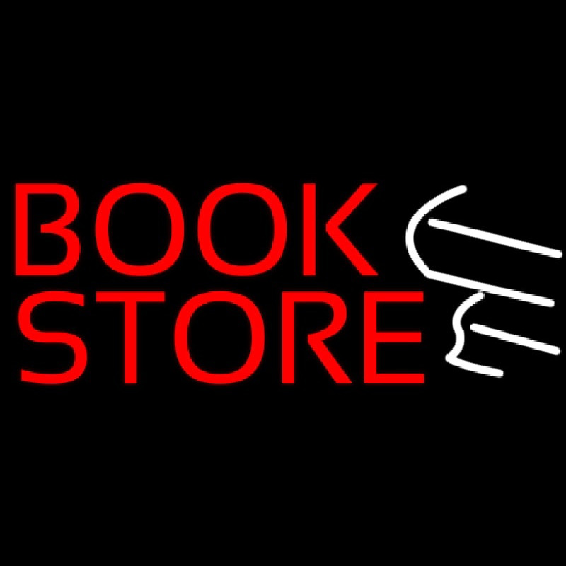 Red Book Store Logo Neonkyltti