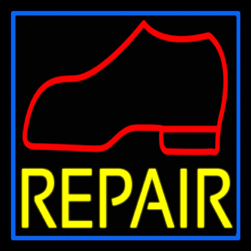 Red Boot Yellow Repair Neonkyltti