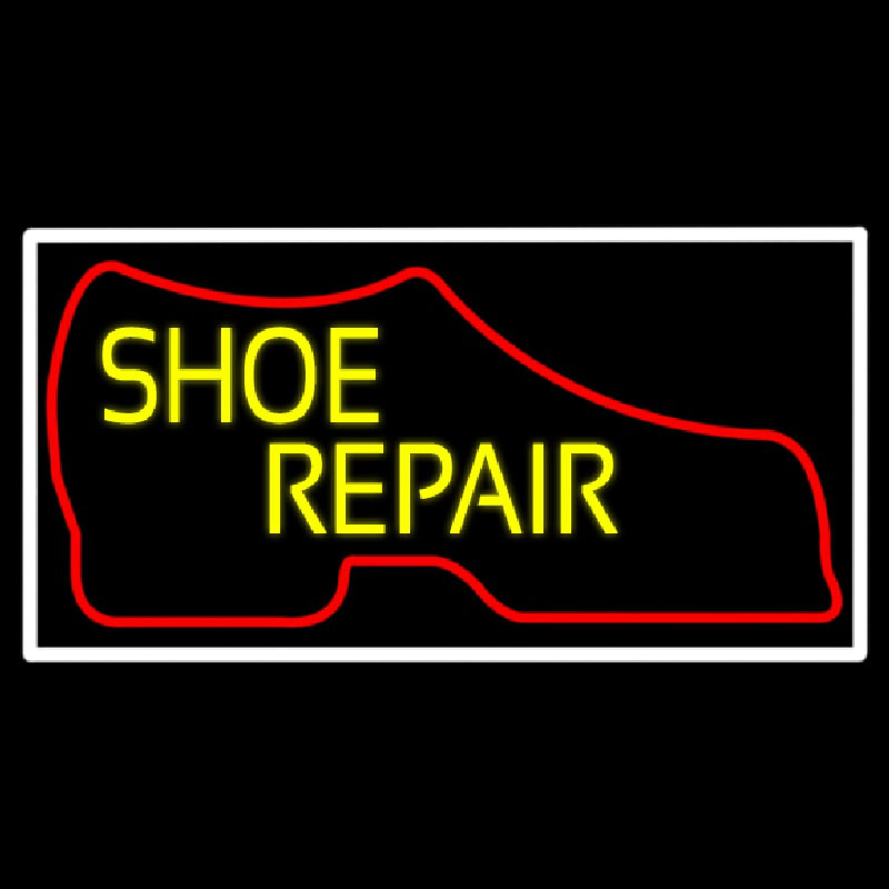 Red Boot Yellow Shoe Repair Neonkyltti