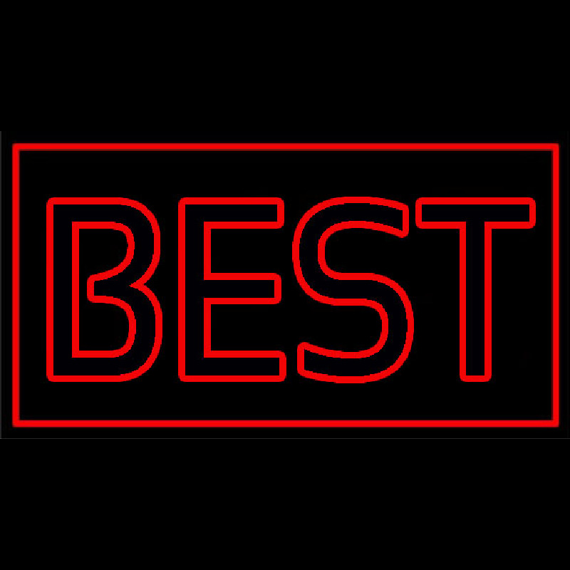 Red Border Best Neonkyltti