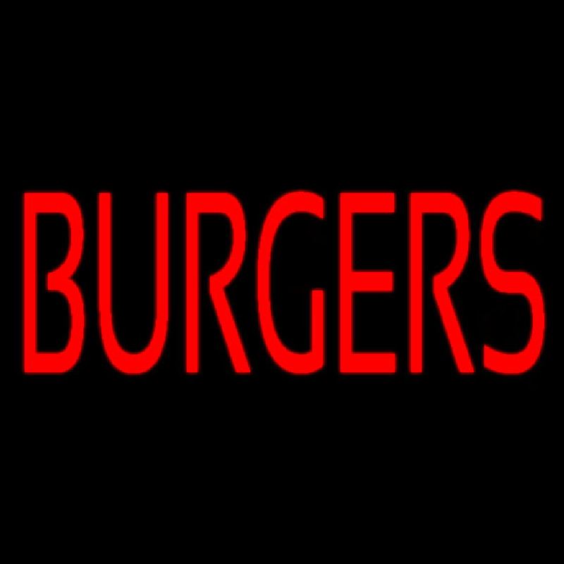 Red Burgers Neonkyltti