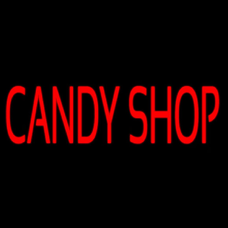 Red Candy Shop Neonkyltti