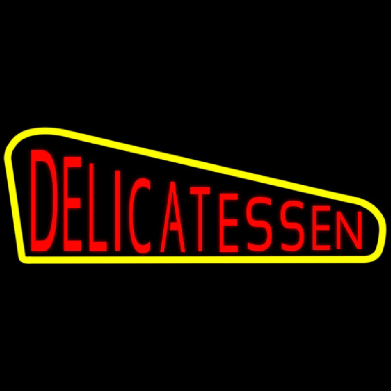 Red Delicatessen Neonkyltti