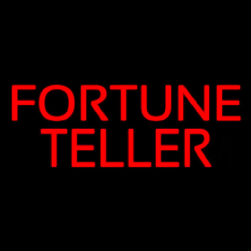 Red Fortune Teller Neonkyltti