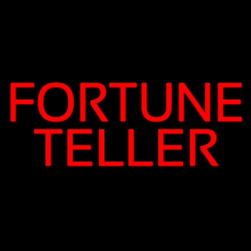 Red Fortune Teller Neonkyltti