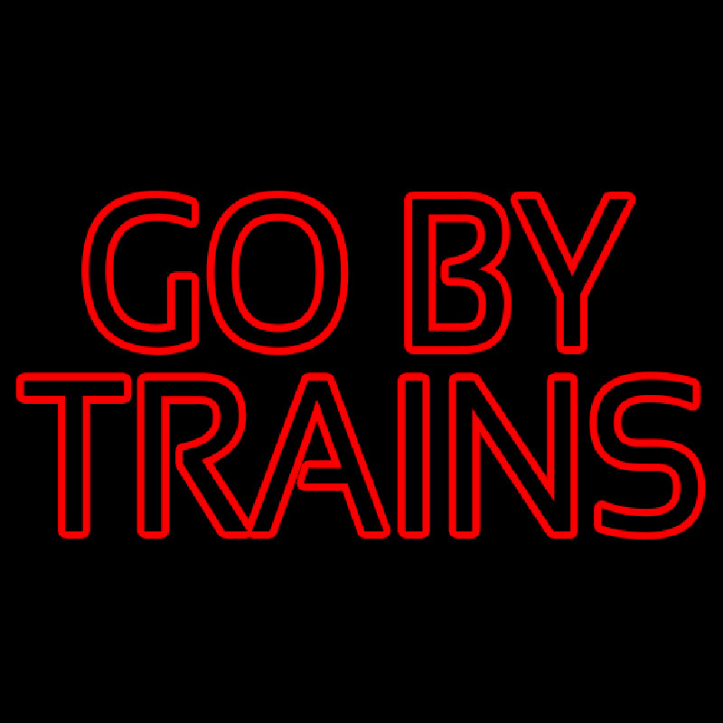 Red Go By Train Neonkyltti
