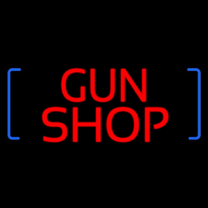 Red Gun Shop Neonkyltti