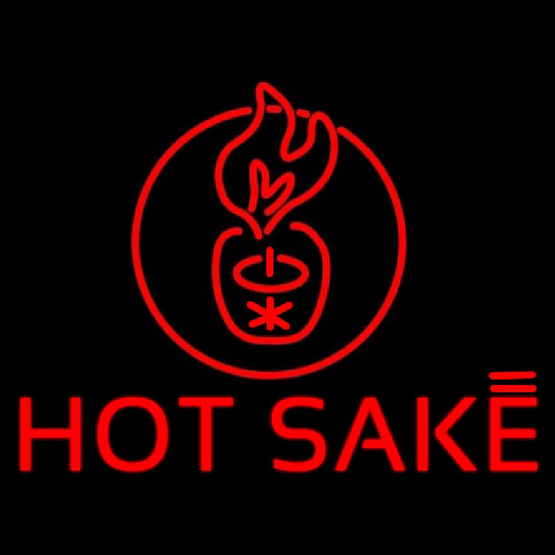 Red Hot Sake Neonkyltti