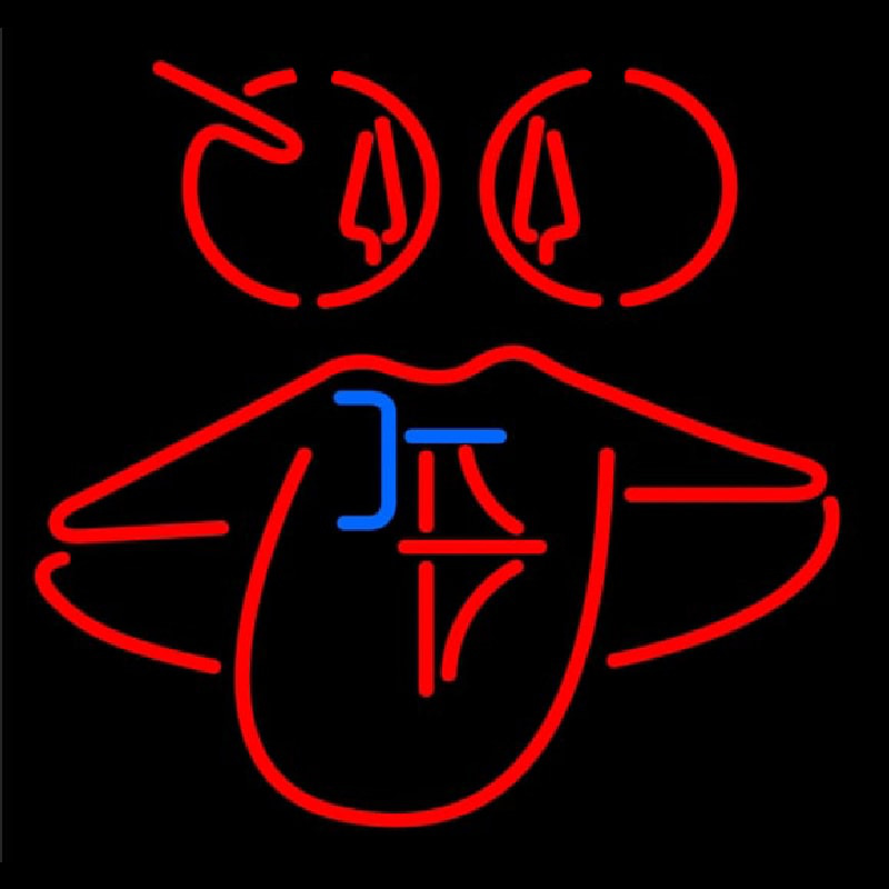 Red Icon Logo Neonkyltti