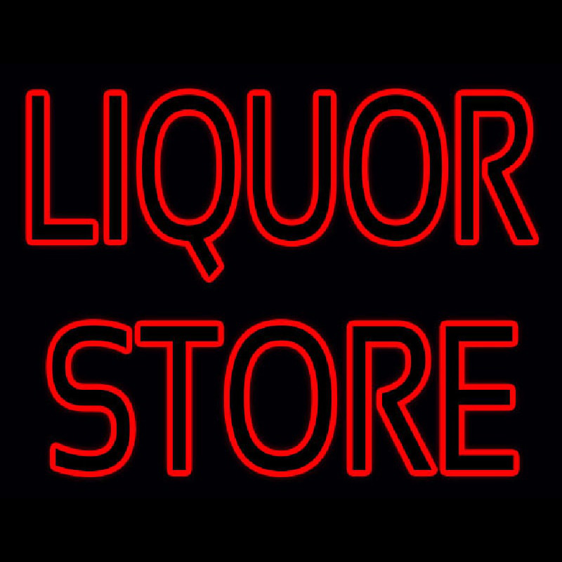 Red Liquor Store Neonkyltti