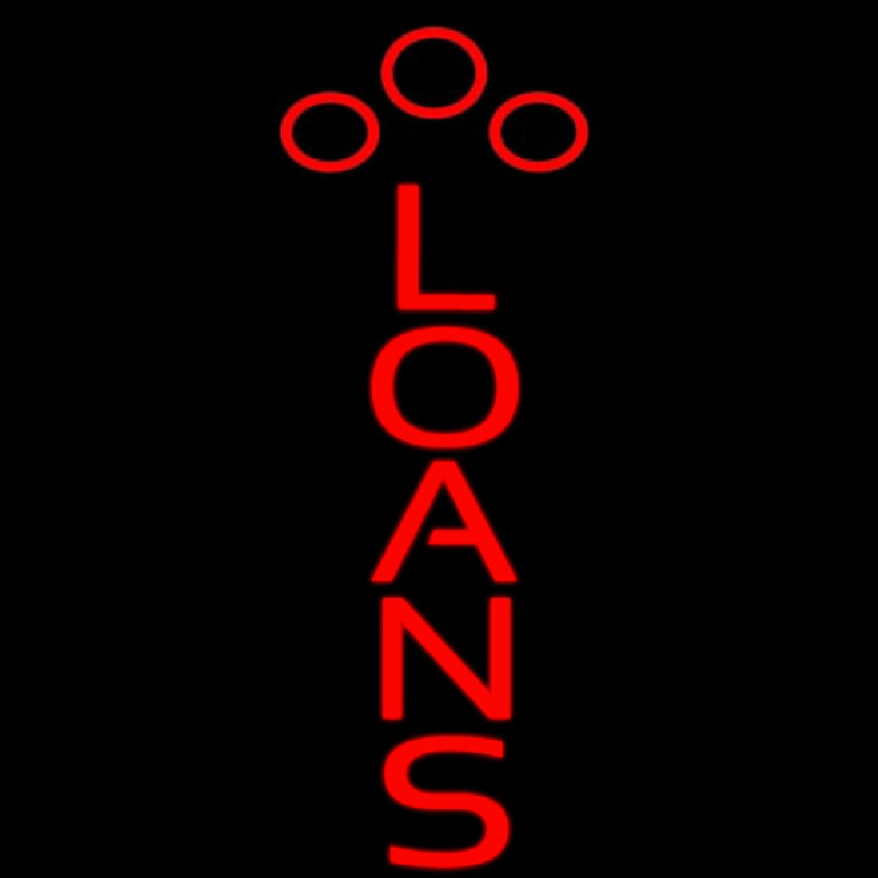 Red Loans Neonkyltti