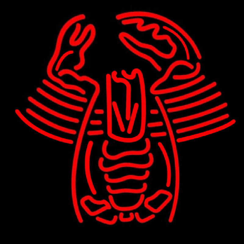 Red Lobster Logo Neonkyltti