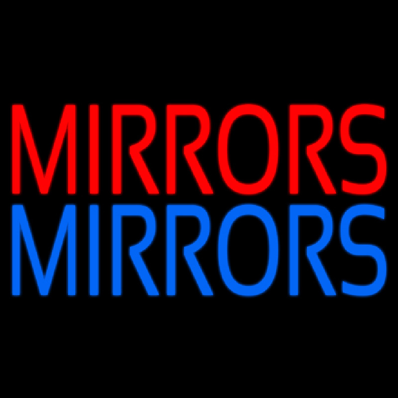 Red Mirrors Blue Mirrors Neonkyltti