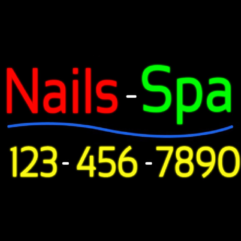 Red Nails Spa With Phone Number Neonkyltti