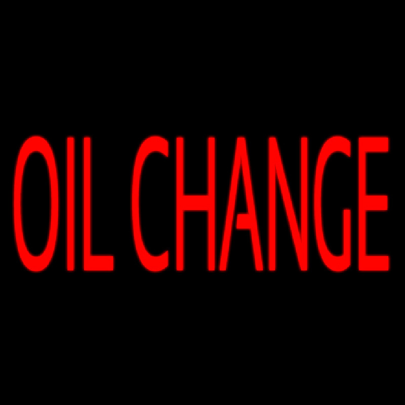 Red Oil Change Neonkyltti