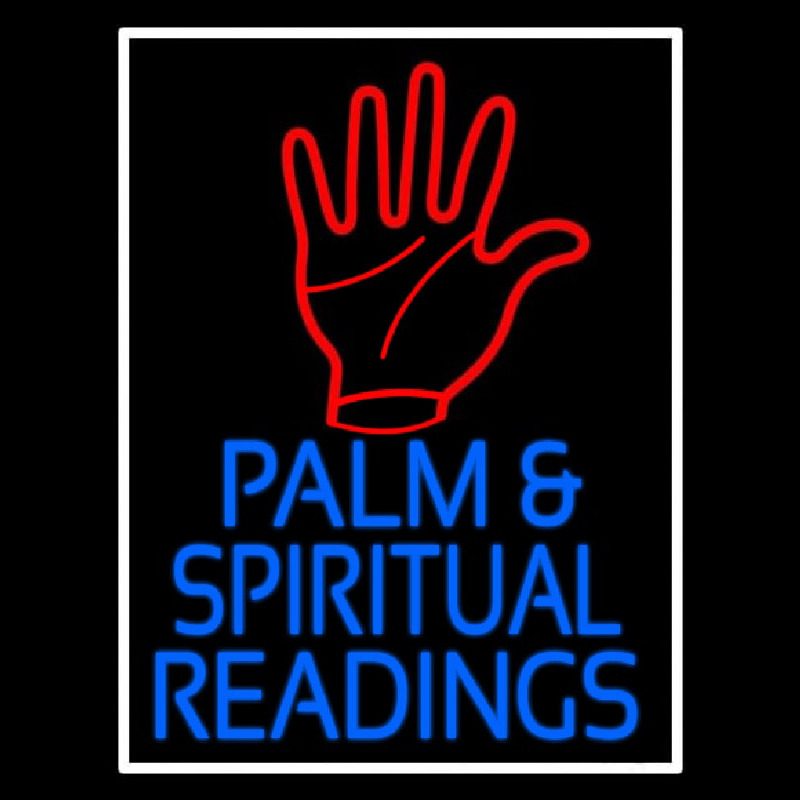 Red Palm And Blue Palm And Spiritual Readings Neonkyltti