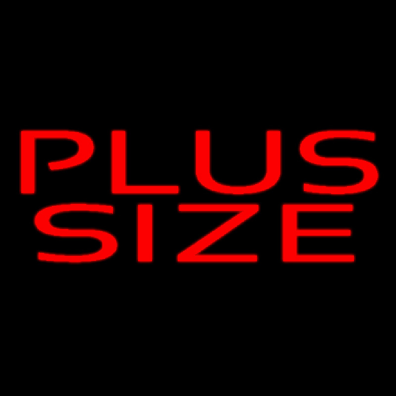 Red Plus Size Neonkyltti