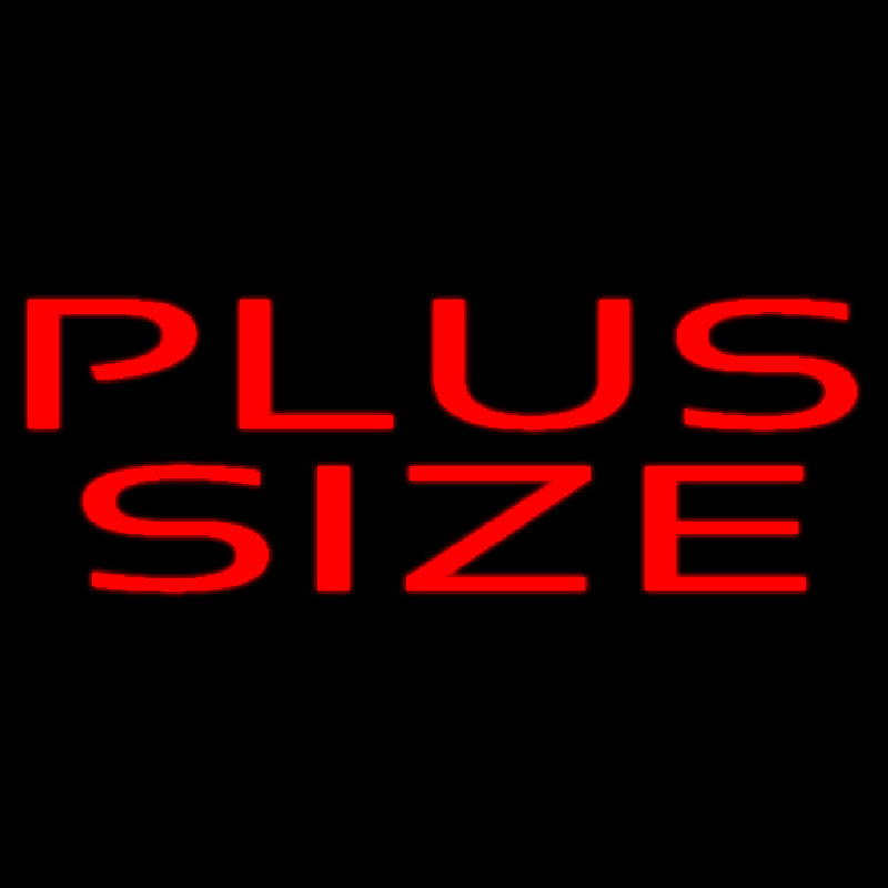 Red Plus Size Neonkyltti