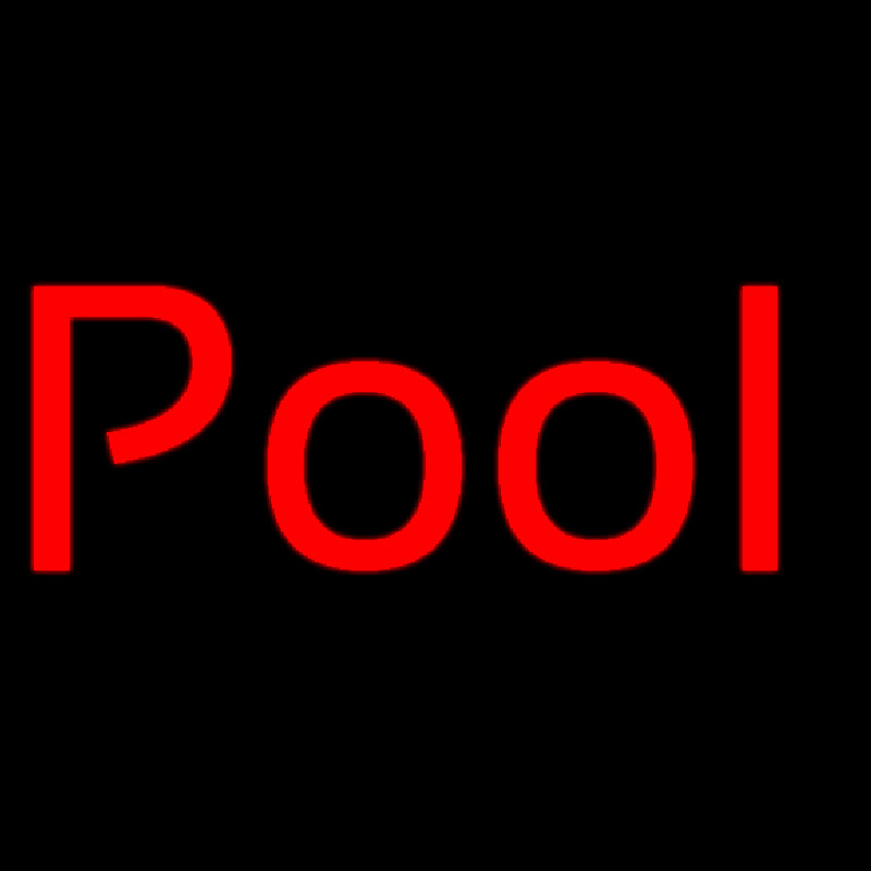 Red Pool Neonkyltti