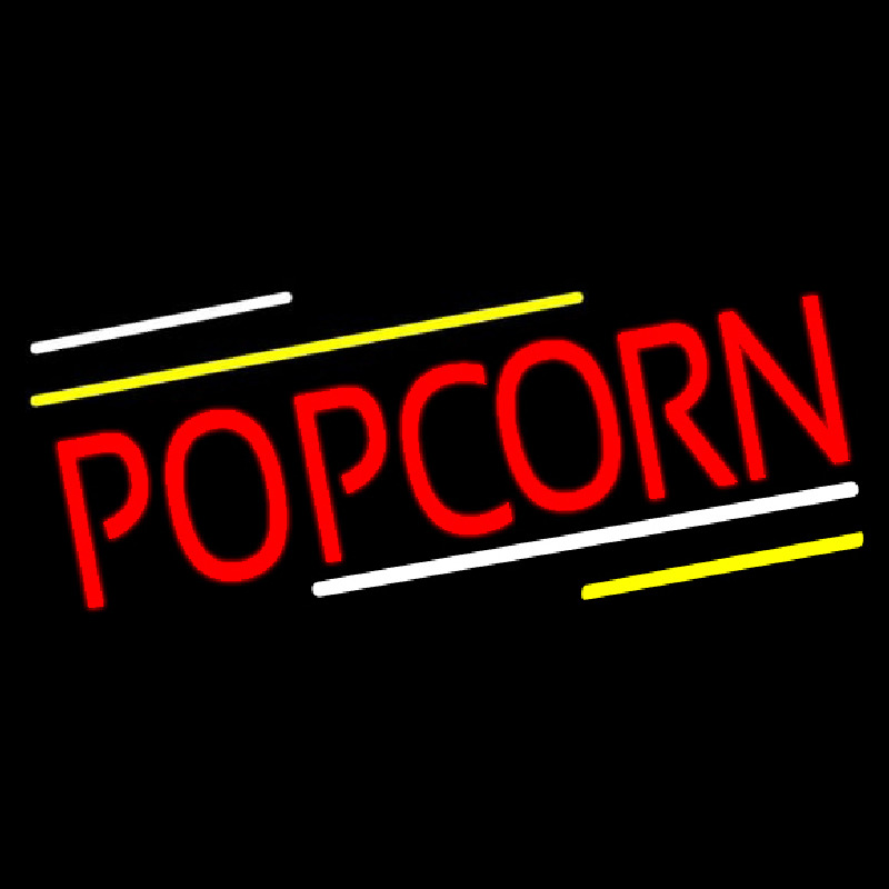 Red Popcorn Neonkyltti