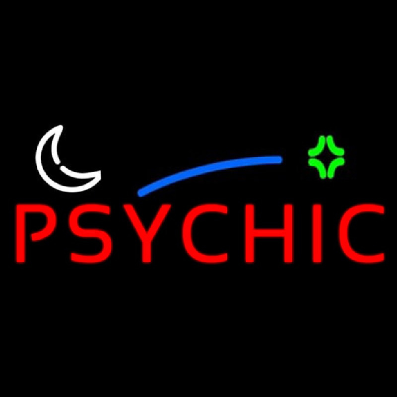 Red Psychic Block Logo Neonkyltti