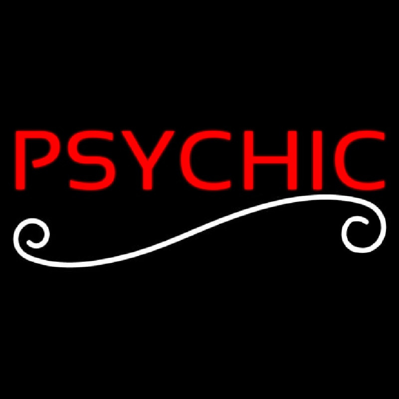 Red Psychic White Line Neonkyltti