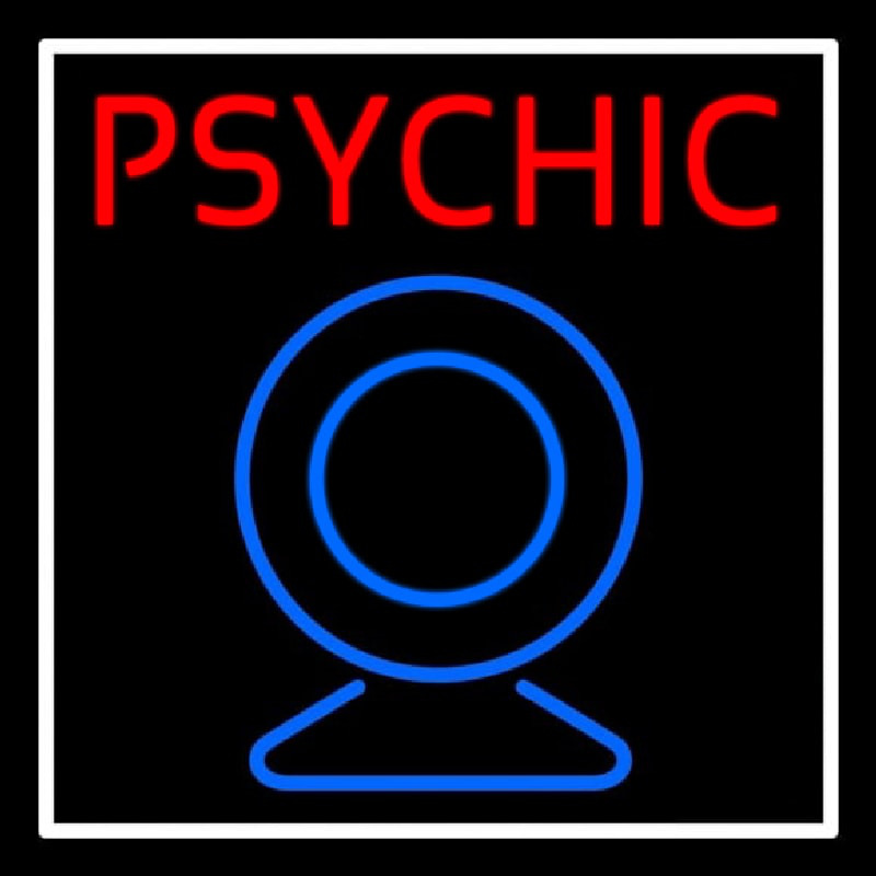 Red Psychic With Crystal Neonkyltti