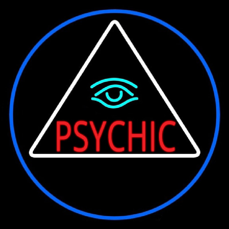 Red Psychic With Turquoise Eye Neonkyltti