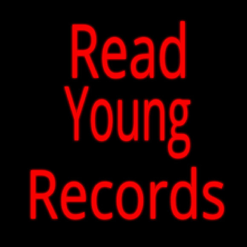 Red Read Young Records Neonkyltti