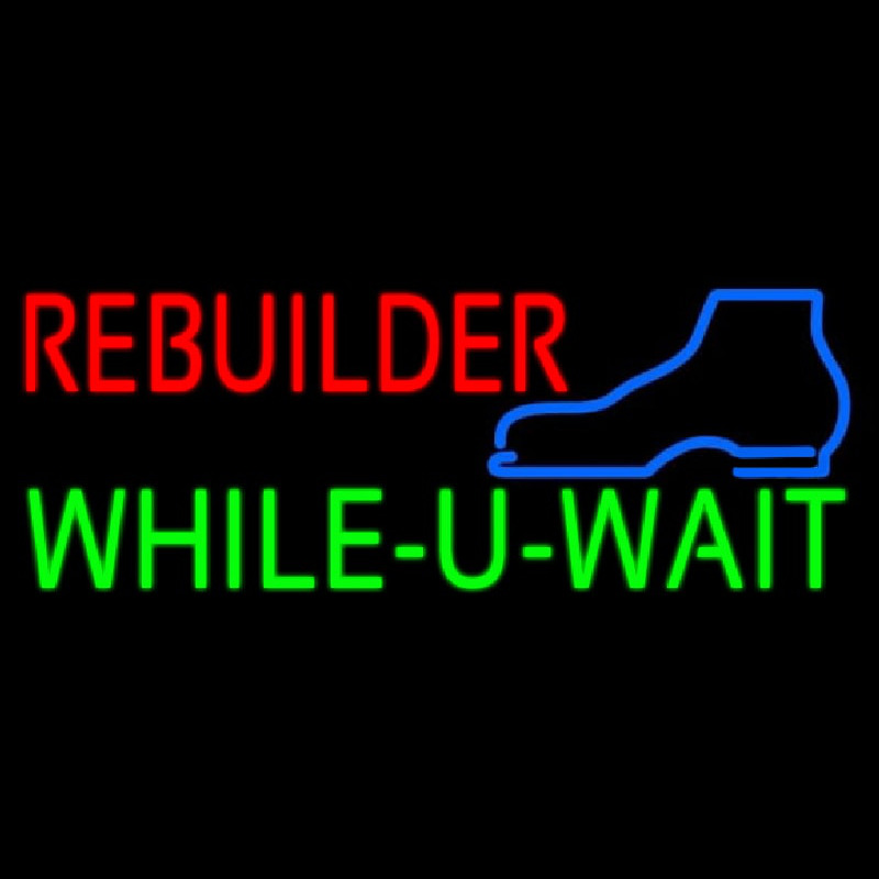 Red Rebuilder Green While You Wait Neonkyltti