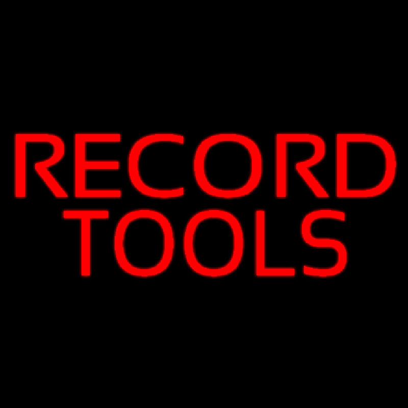 Red Record Tools 1 Neonkyltti
