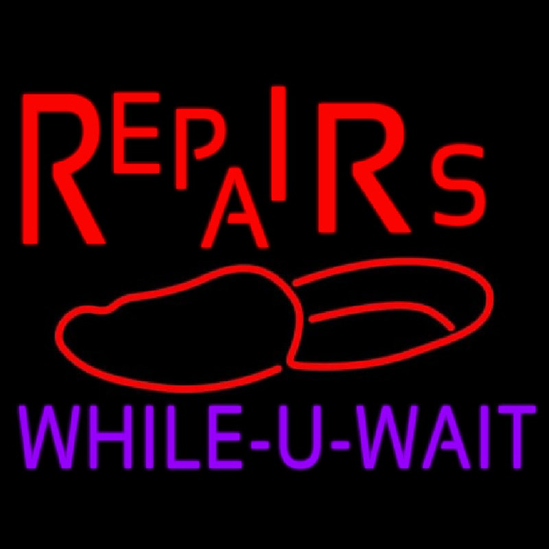 Red Repairs Purple While You Wait Neonkyltti