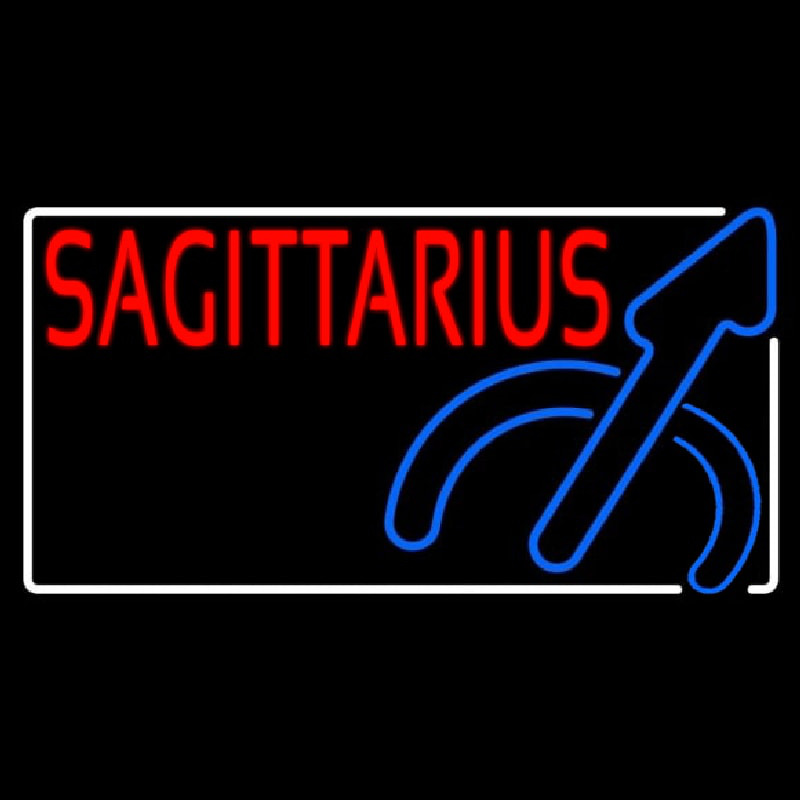 Red Sagittarius Neonkyltti