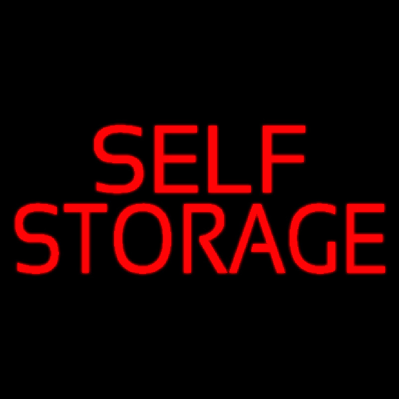 Red Self Storage Neonkyltti