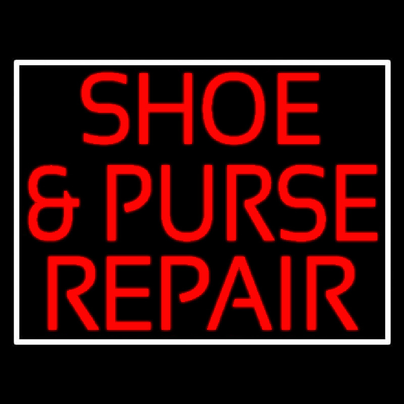 Red Shoe And Purse Repair Neonkyltti