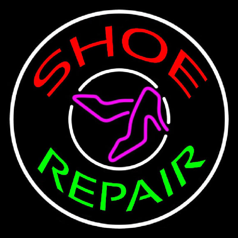 Red Shoe Green Repair With Sandals Neonkyltti