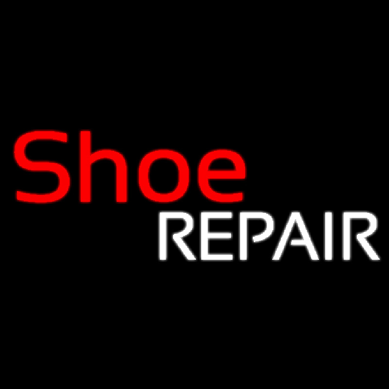 Red Shoe White Repair Neonkyltti