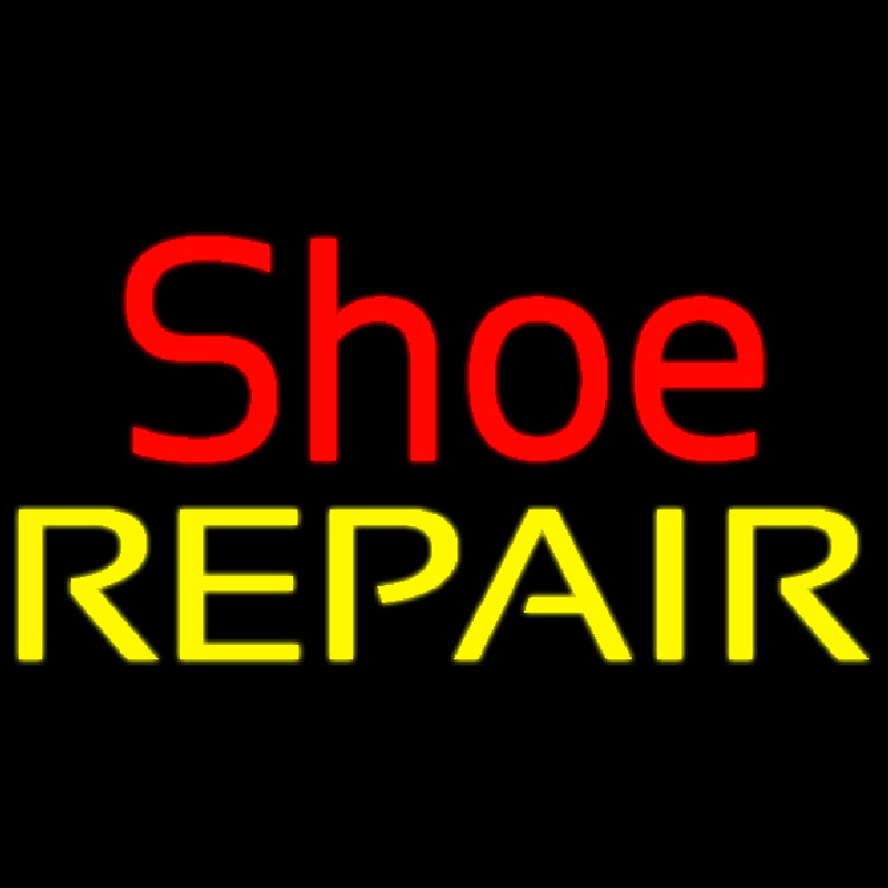 Red Shoe Yellow Repair Neonkyltti