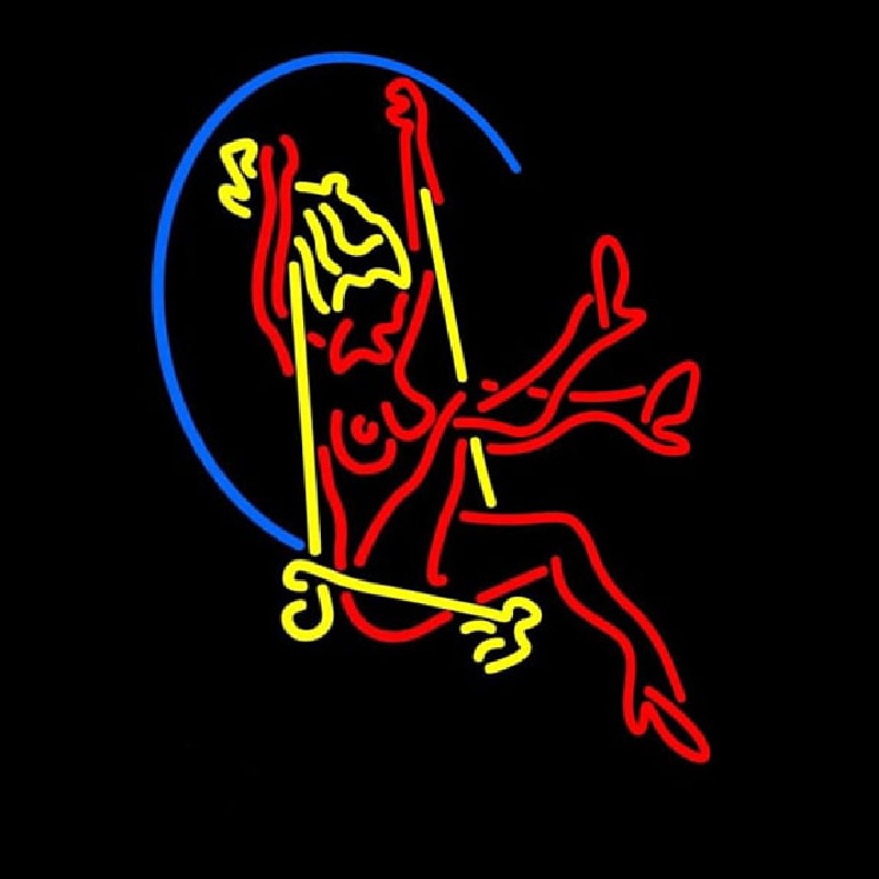 Red Strip Girls Neonkyltti