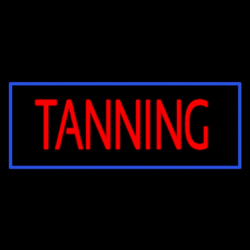 Red Tanning With Blue Border Neonkyltti