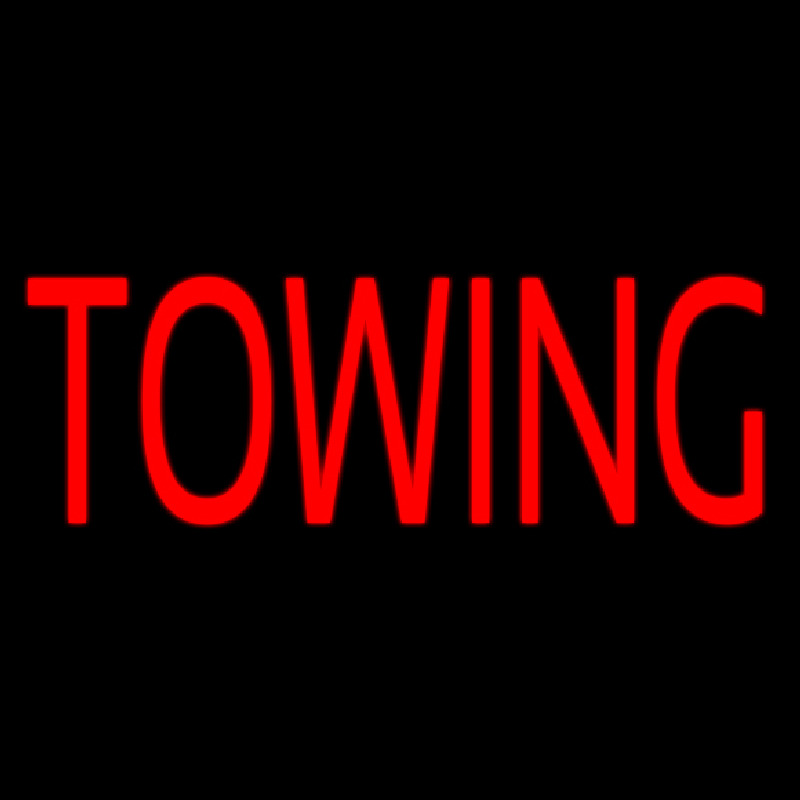 Red Towing Neonkyltti
