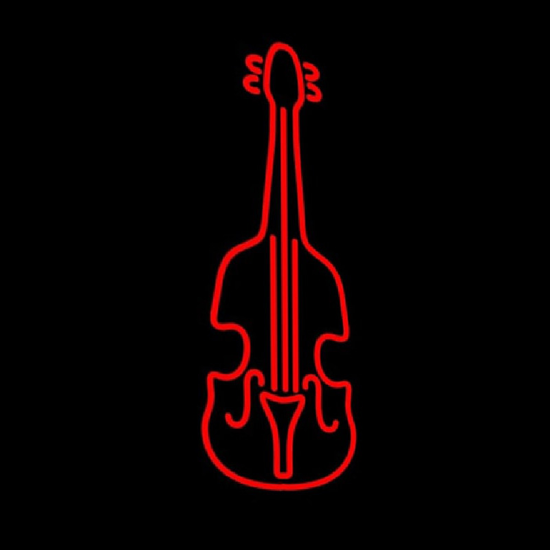 Red Violin Logo 1 Neonkyltti