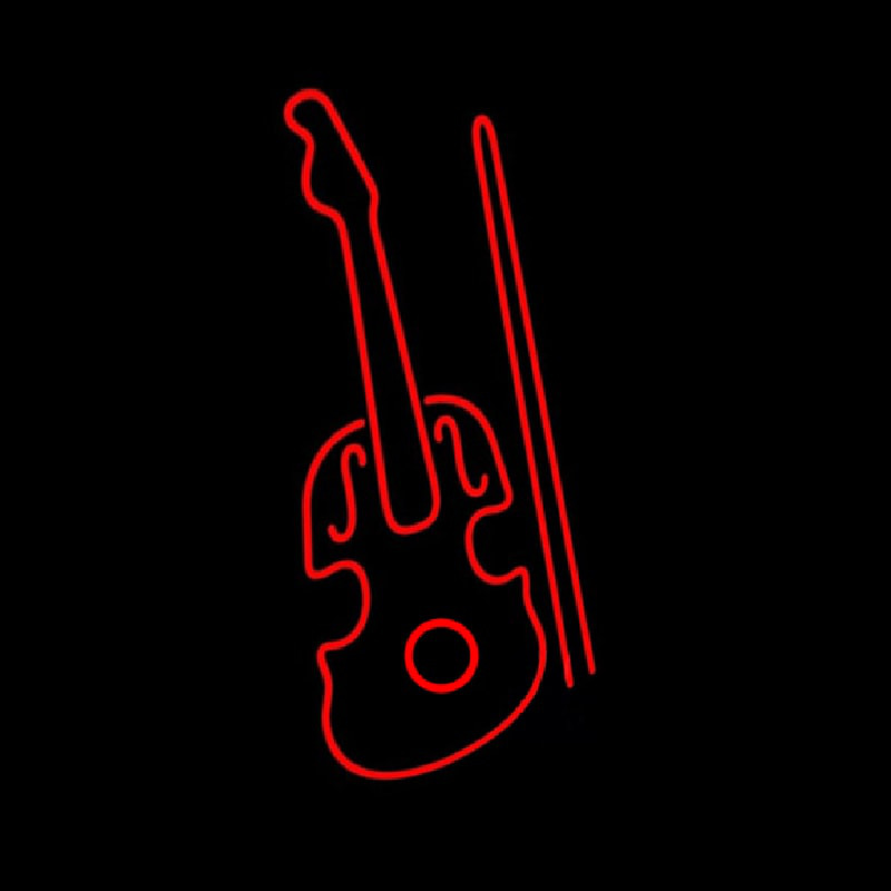 Red Violin Logo Neonkyltti