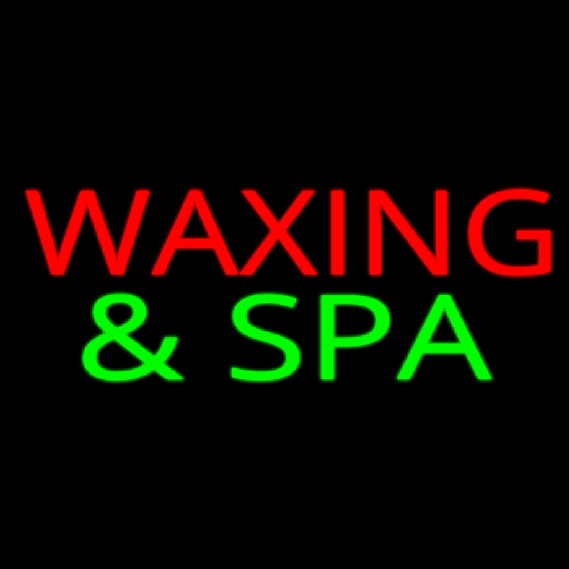 Red Wa ing And Green Spa Neonkyltti