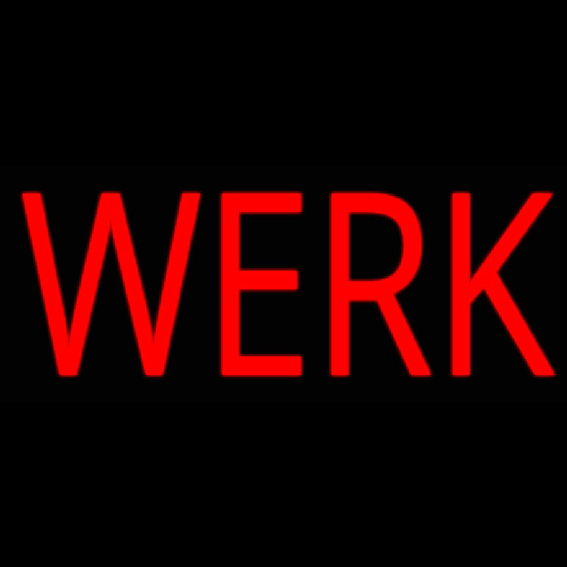 Red Werk Neonkyltti