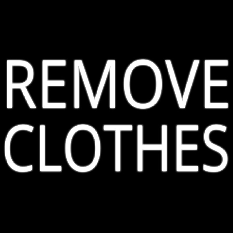 Remove Clothes Neonkyltti